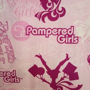 Pampered Girls Pink Logo Fabric Tote or Accessory